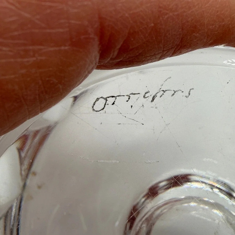 Orrefors Kostaboda orrefors signed